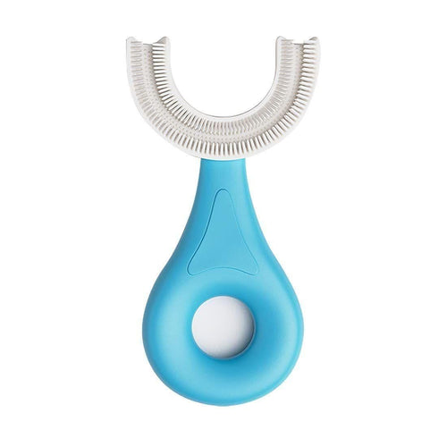 Brush- U Shaped Toothbrush for Silicone Infant Toothbrush For Mouth-Cleaning ( Pack of 1 )